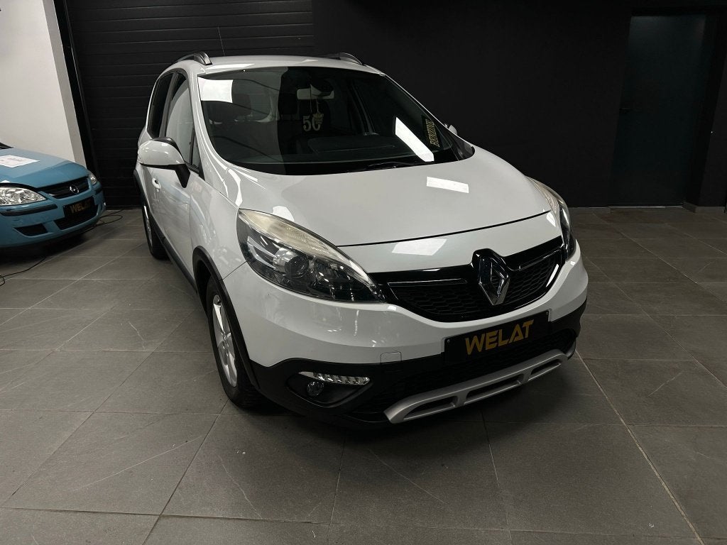 RENAULT XMOD MEGANESCENIC 2014 BENZINE 99.000 KM/NIEUW STAAT, Auto's, Bluetooth, Euro 5, Zwart, Wit