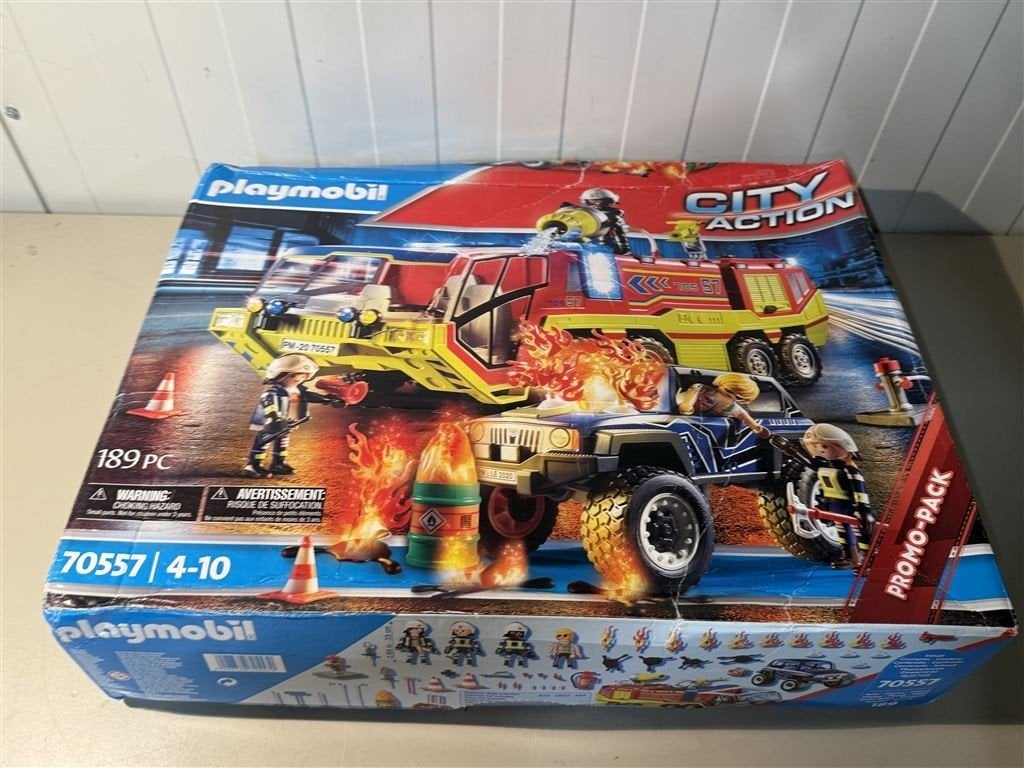 Playmobil Brandweerwagen met Truck - City Action 70557 nieuw, Enlèvement ou Envoi, Neuf