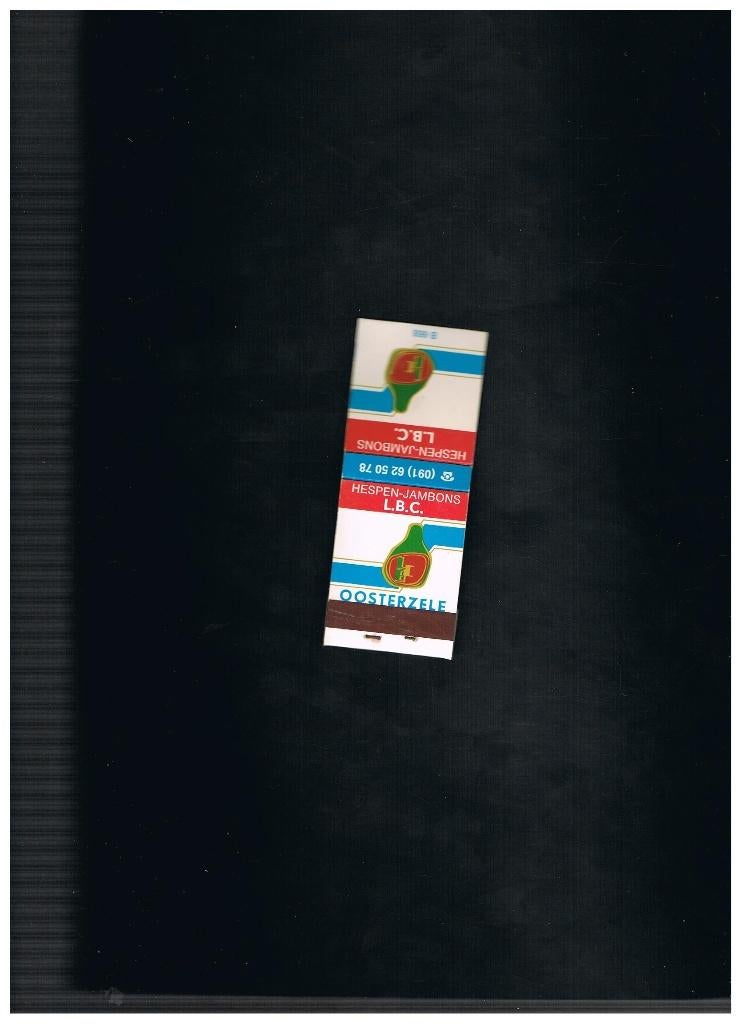 OOSTERZELE RECLAME OUD LUCIFERMAPJE, Verzenden, Zo goed als nieuw, Luciferdoosjes of -merken