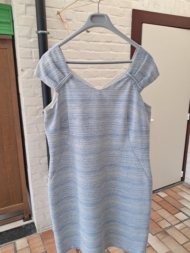 ensemble zomerkleedje met jas, Kleding | Dames, Ophalen, Maat 42/44 (L), Wit