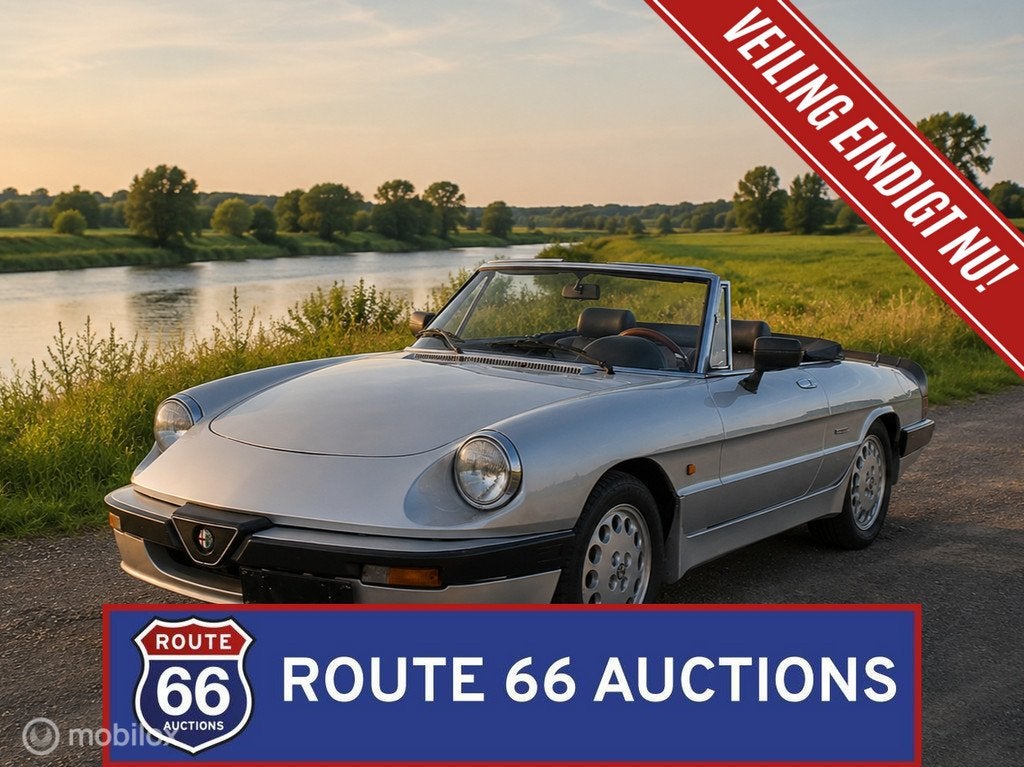 Alfa Romeo Spider 2.0 | 1988 | Route 66 Auctions, Achat, Entreprise, Boîte manuelle, Autre carrosserie