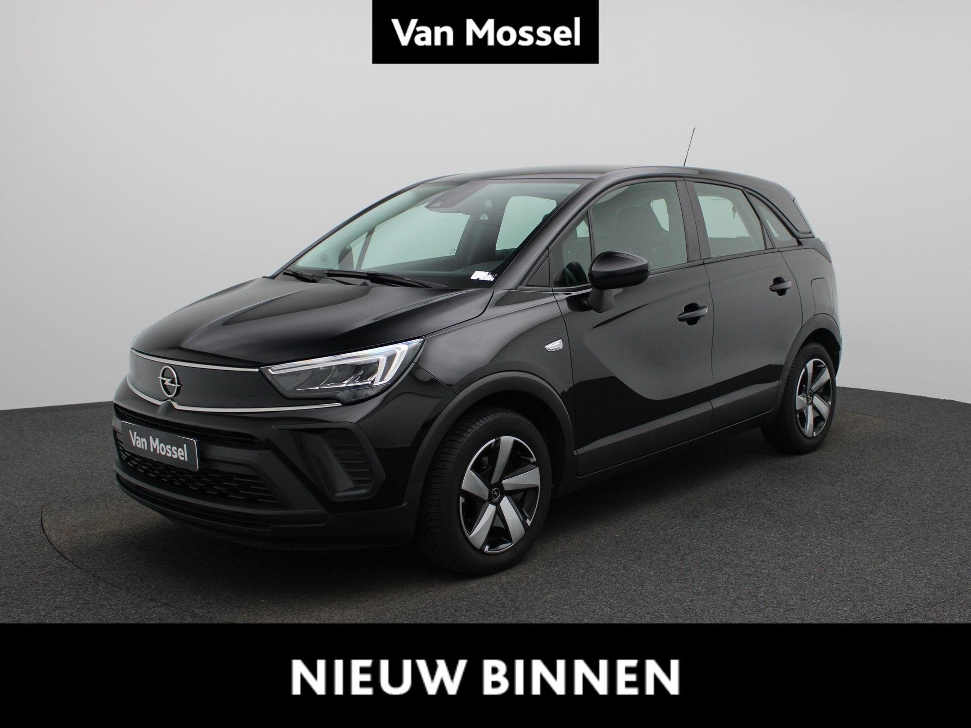 Opel Crossland 1.2 61kW S/S Edition CAMERA | CARPLAY/ANDROID, Auto's, Stof, Gebruikt, Zwart, Zwart