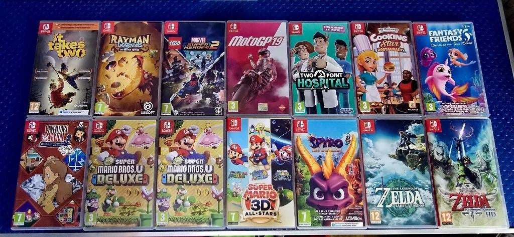 jeux nintendo switch (2)+ réparation + accessoires /liège, Enlèvement ou Envoi, Comme neuf