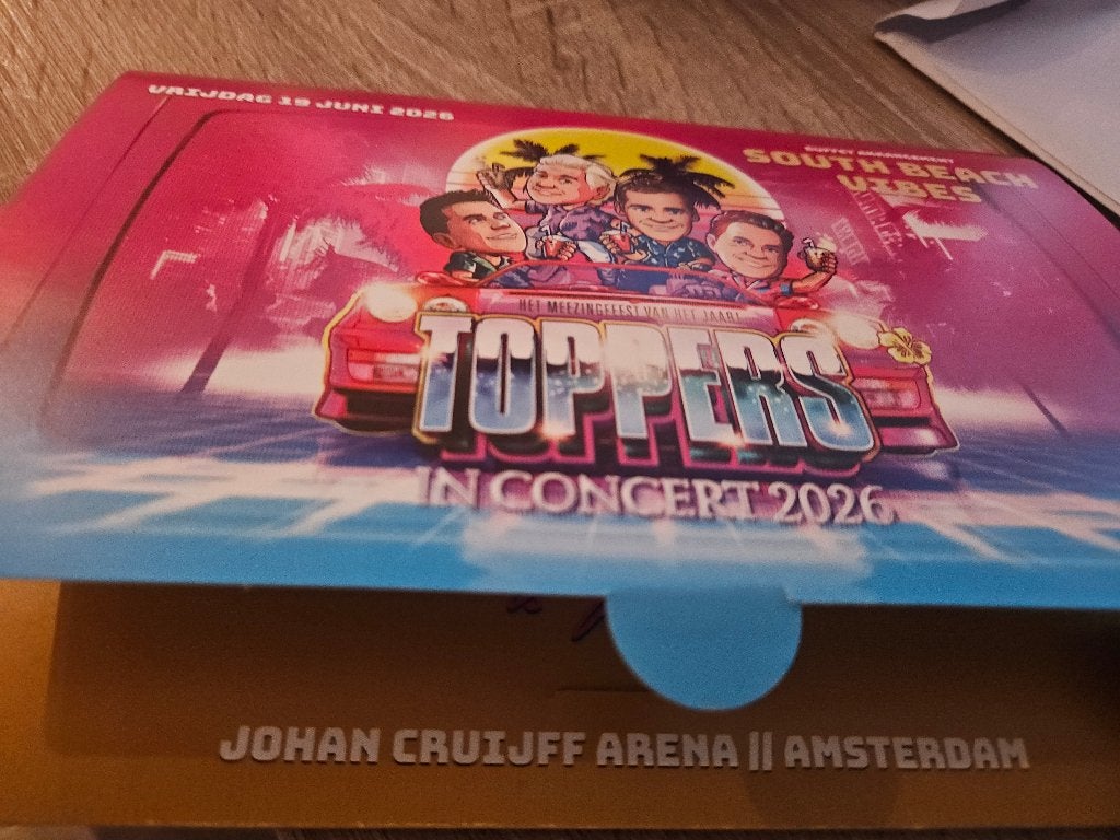 ticket concert toppers in concert 2026, Tickets en Kaartjes, Twee personen, Juni