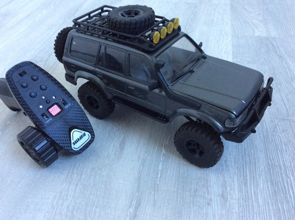 Toyota LC80 Land Cruiser ROCHobby RC 1/18, Hobby en Vrije tijd, Elektro, Auto offroad, Ophalen of Verzenden, Zo goed als nieuw