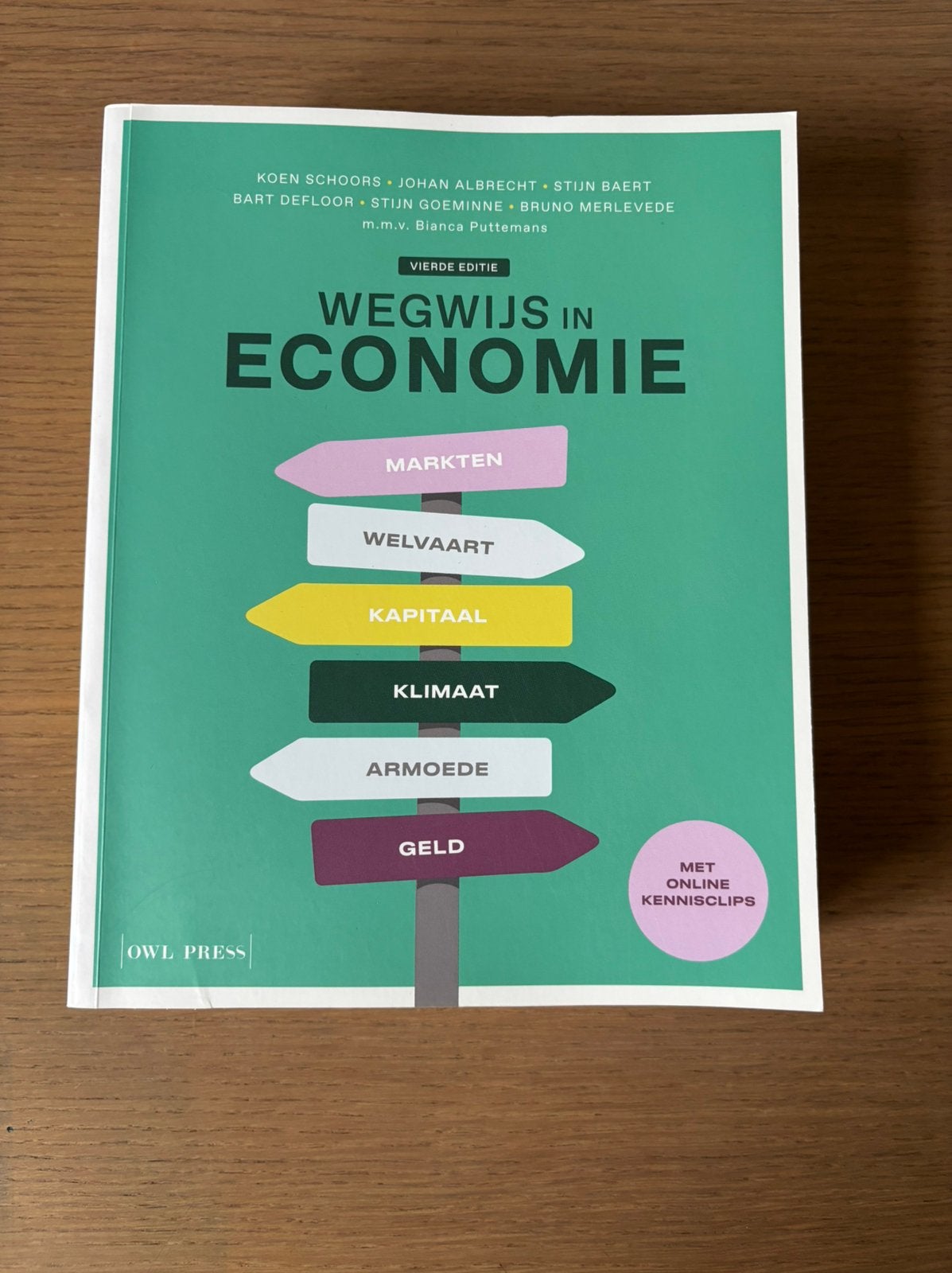 Bruno Merlevede - Wegwijs in economie, Enlèvement ou Envoi, Neuf, Économie et Marketing, Bruno Merlevede; Bart Defloor; Koen Schoors; Stijn Goeminne; ...