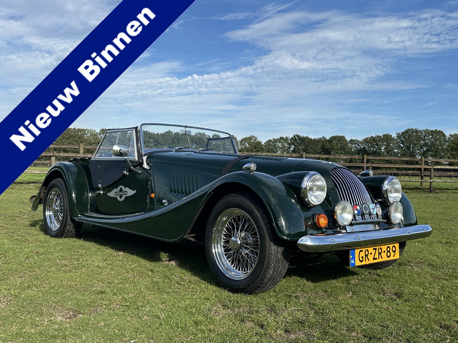 Morgan Plus 2.0 4 2-seater BJ 1993 (bj 1993), Achterwielaandrijving, Zwart, 136 pk, Leder