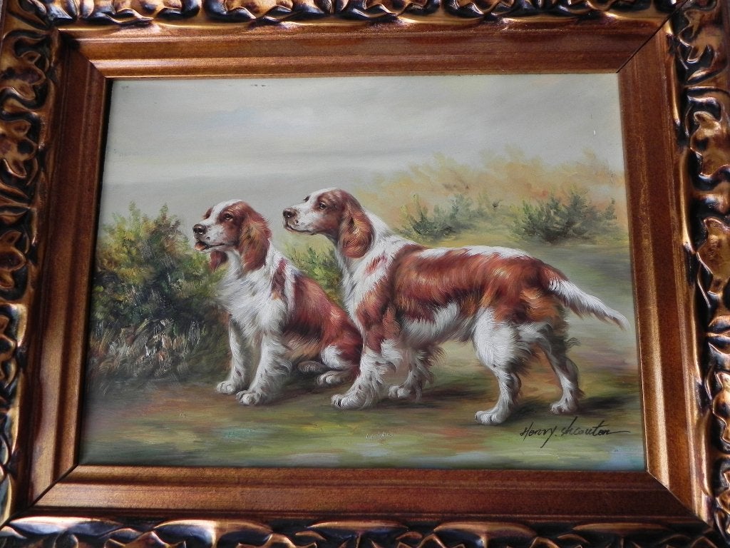 Schilderij, Antiek en Kunst, Ophalen, Dieren, Vintage, Paneel