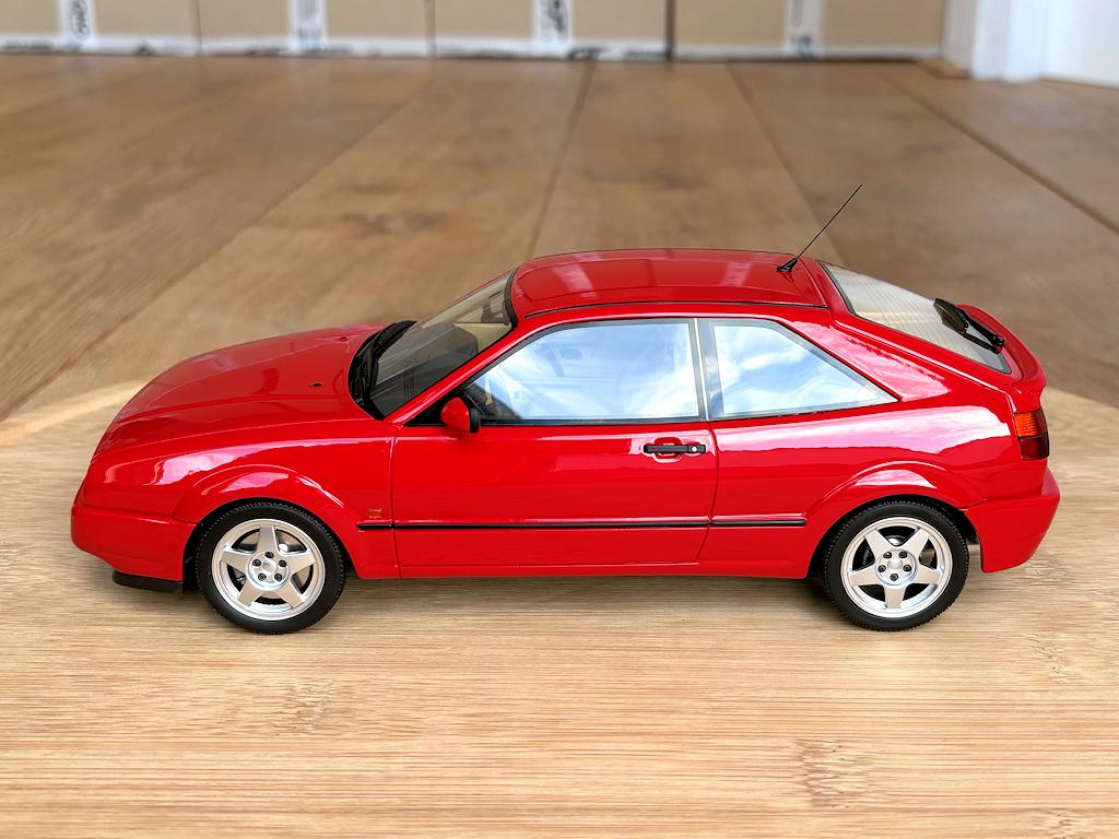 Volkswagen Corrado VR6 rood 1:18 OttO Mobile OT1203 VW nieuw, Hobby en Vrije tijd, Modelauto's | 1:18, Ophalen of Verzenden, Nieuw