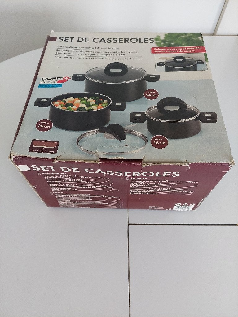 Kookpotten set, Huis en Inrichting, Met handvatten, Ophalen of Verzenden, Nieuw
