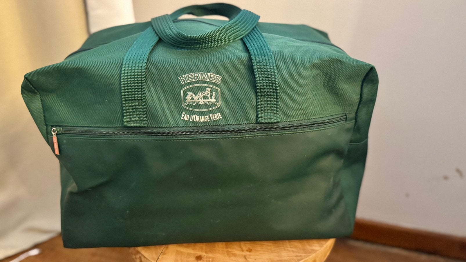 HERMES Eau d'Orange Verte Boston Bag Green 284422cm, Ophalen of Verzenden, Zo goed als nieuw