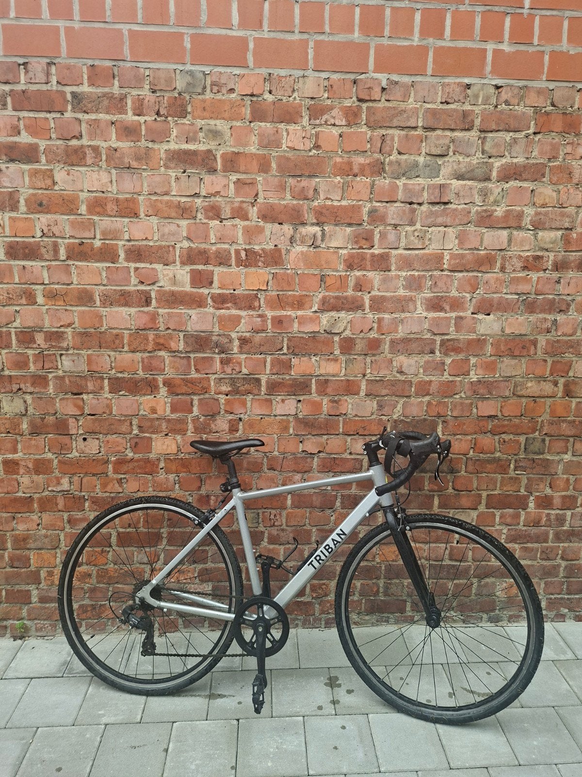 Triban RC100 (Decathlon) – Fijne wielrenfiets / gravelbike, Gebruikt, Velgrem, Versnellingen, Minder dan 49 cm