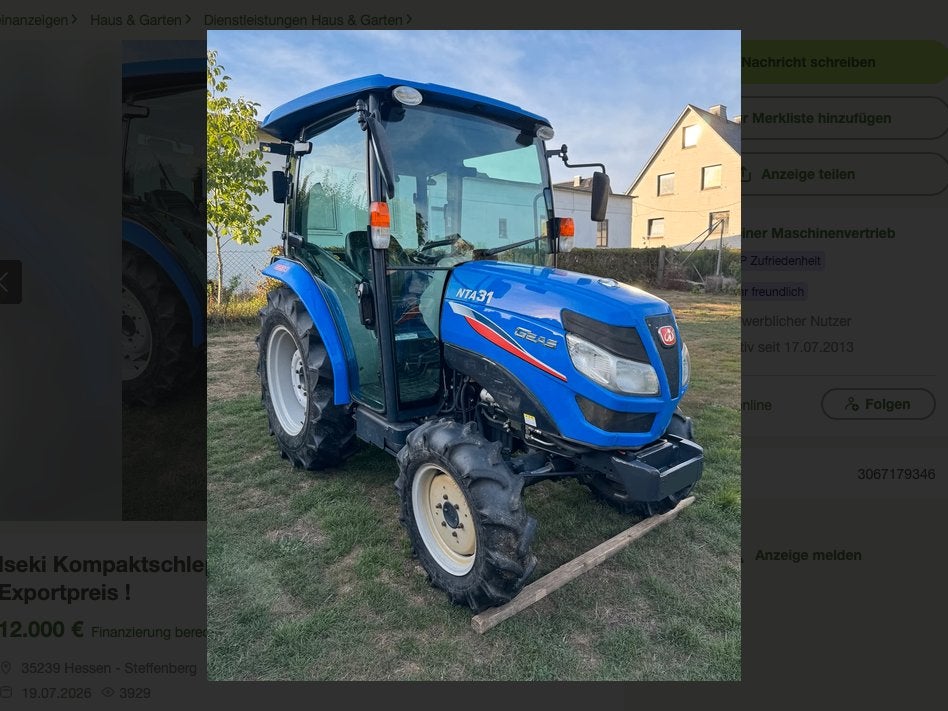 ISEKI - JHON DEERE - MASSEY FERGUSON, Articles professionnels, Enlèvement, Massey Ferguson