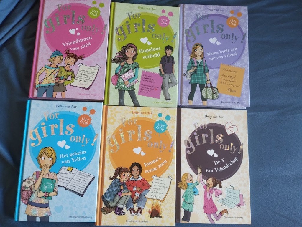 Pakket 6 boeken: For girls only!, Boeken, Ophalen, Gelezen, Hetty Van Aar, Fictie algemeen