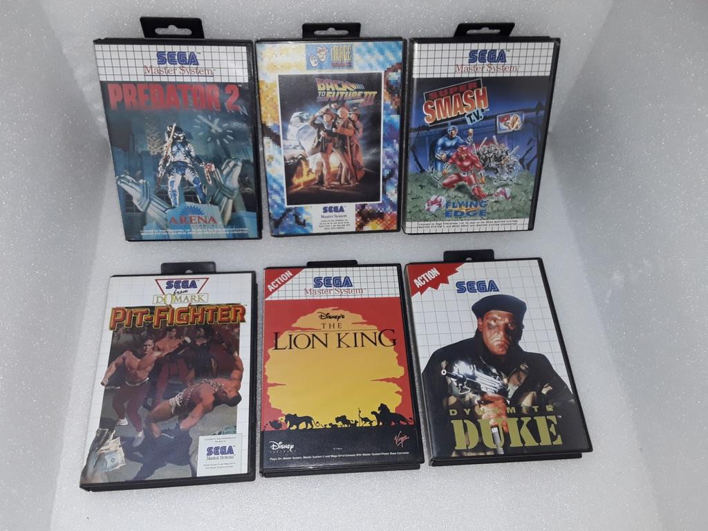 Sega master system lion king , predator , pit fighter, Ophalen of Verzenden, Master System
