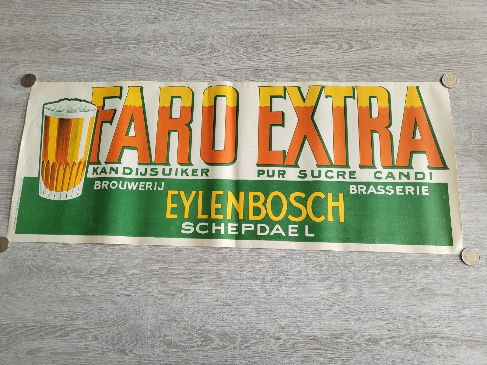 Affiche Faro Eylenbosch Schepdaal, Verzamelen, Ophalen of Verzenden