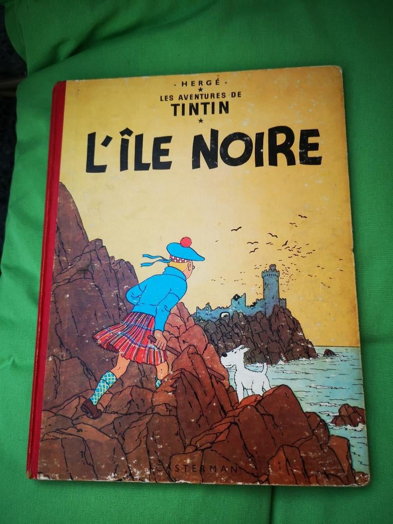 Tintin L'ÎLE NOIRE, Livres, Enlèvement