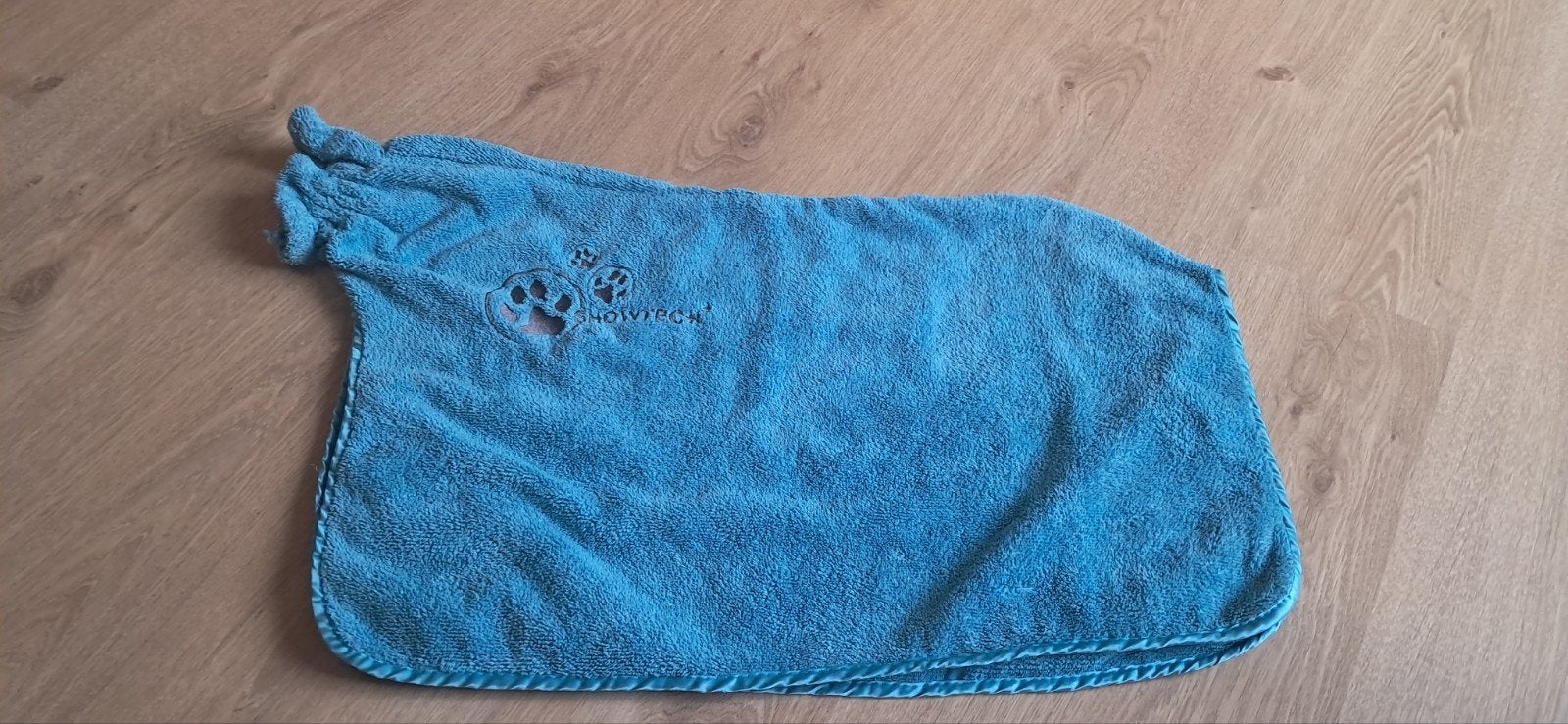 Badjas hond showtech, Ophalen