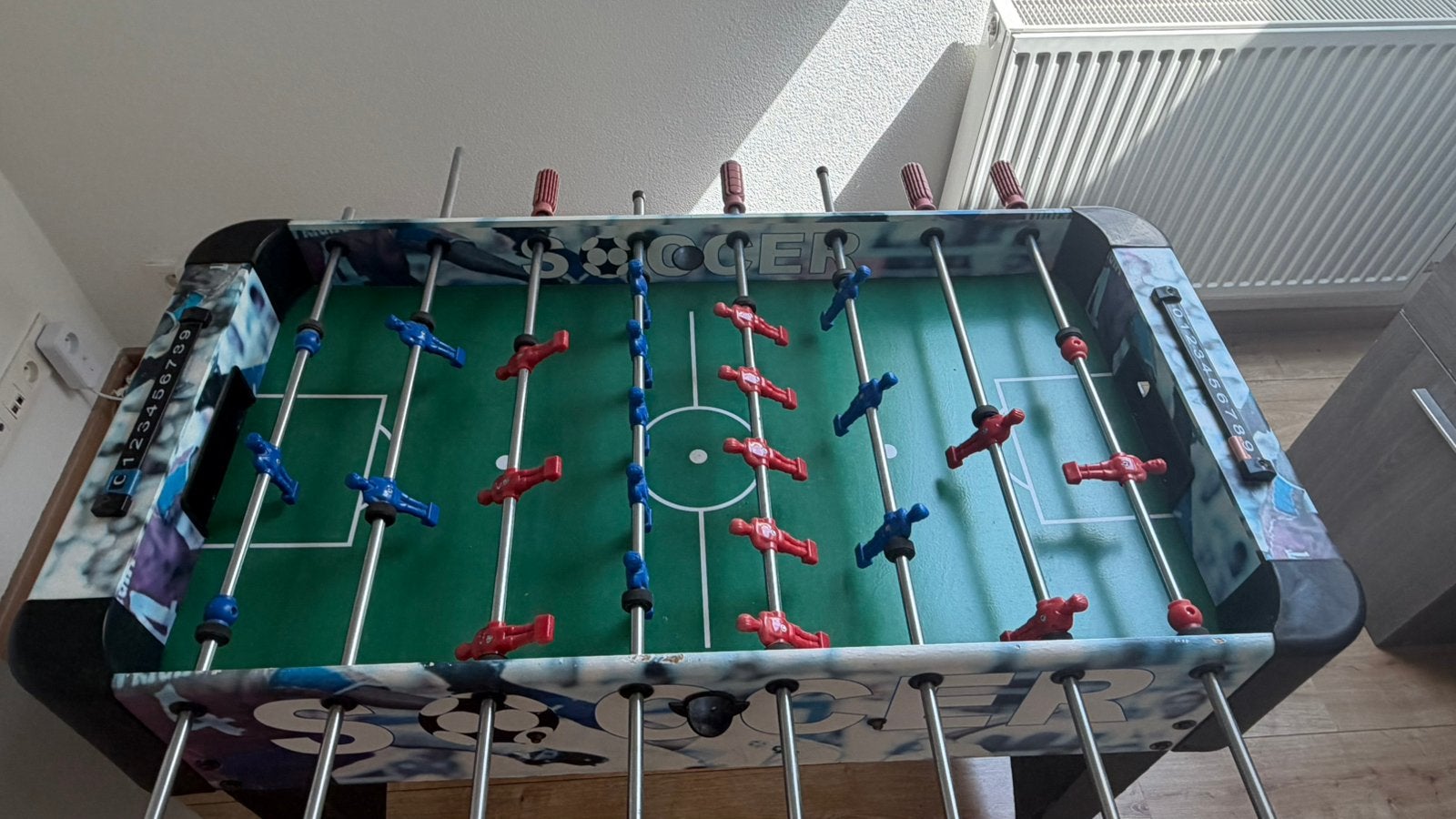 Voetbaltafel, Ophalen, Gebruikt