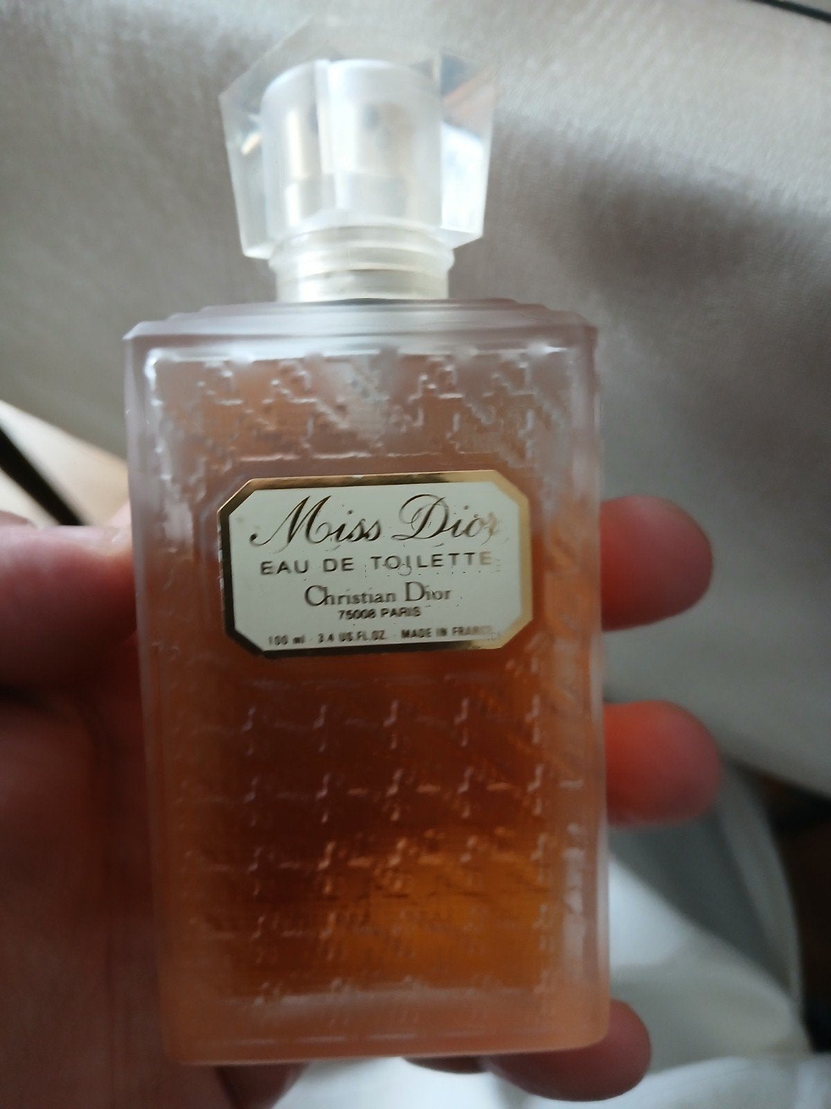 RARE VINTAGE Miss Dior Eau de Toilette 100ml Original 100%, Enlèvement ou Envoi, Utilisé, Bouteille de parfum