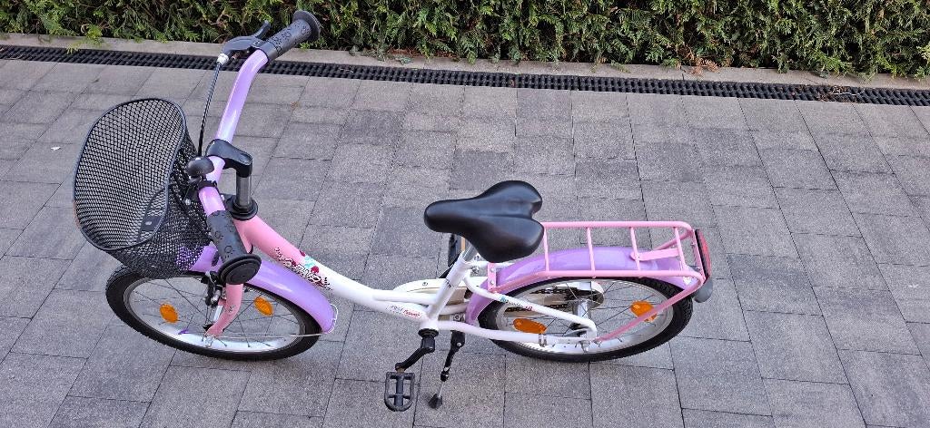 Meisjesfiets 18 inch, Fietsen en Brommers, Ophalen, Terugtraprem, Gebruikt, Handrem