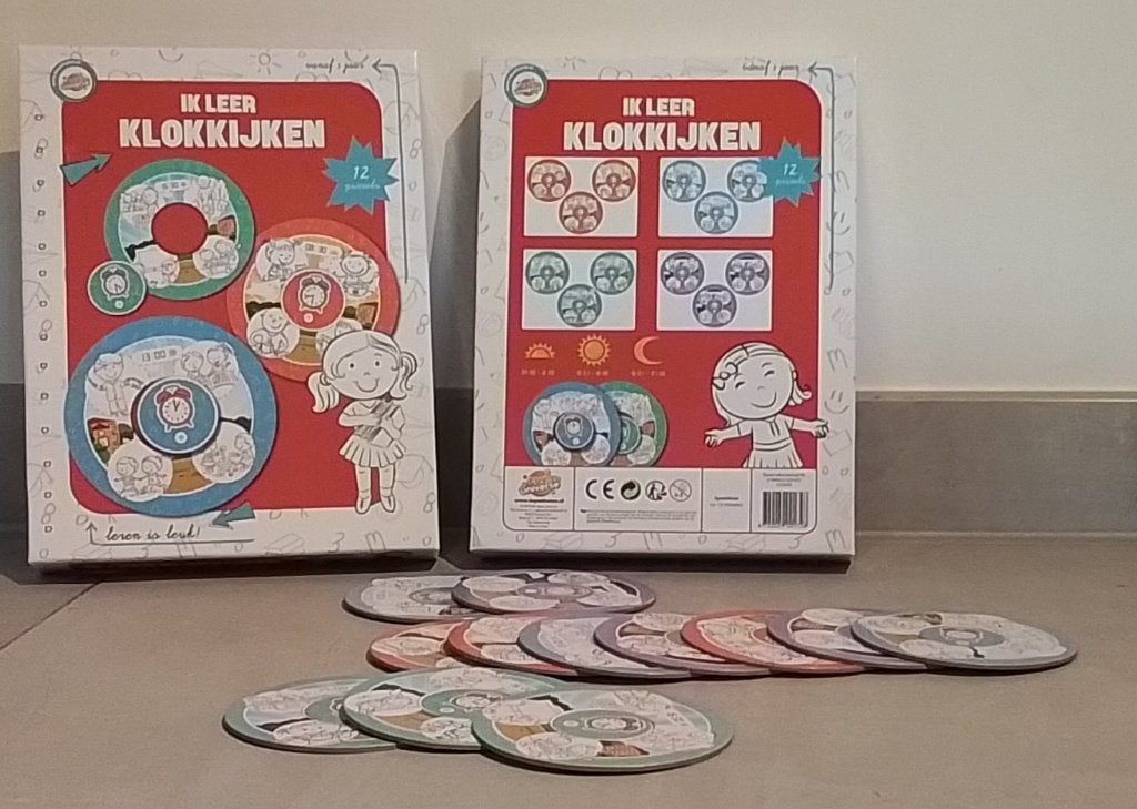 Leuk klokleesspel voor kinderen, Ophalen, Nieuw, Legpuzzel