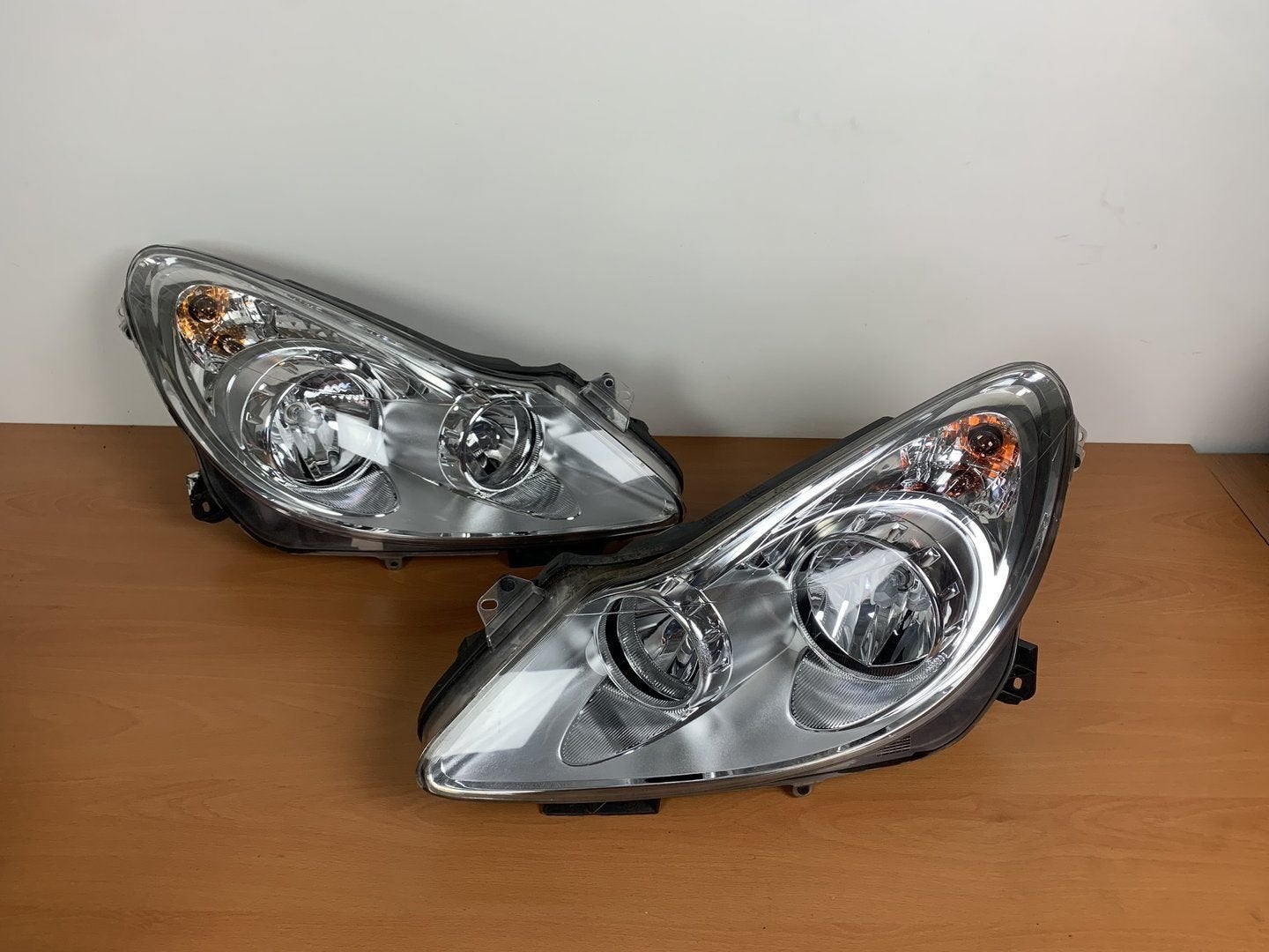 koplamp set opel corsa D 2006 tot 2010 chroom nette staat, -, Opel, Utilisé, -