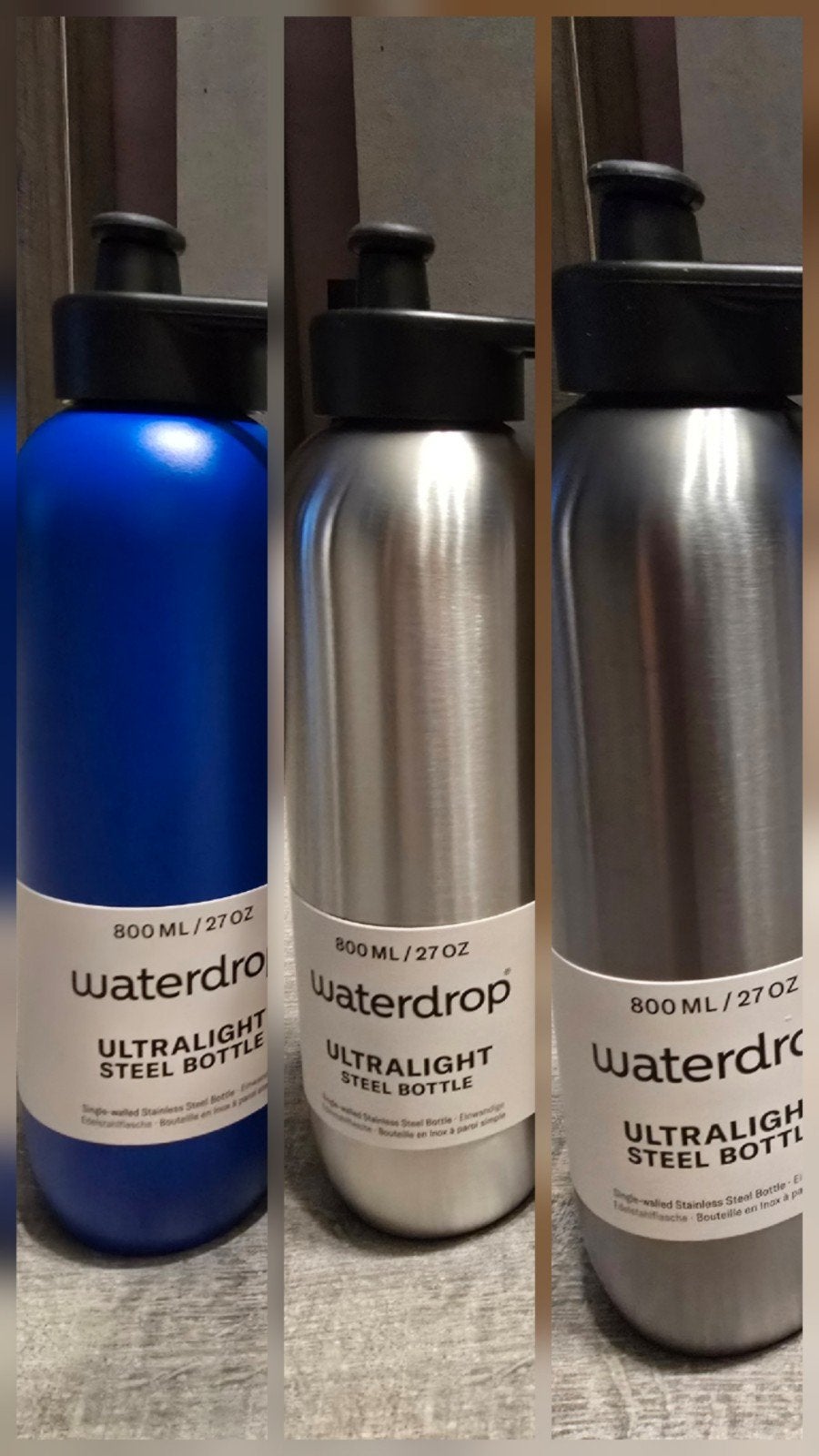 gourdes de sport Waterdrop ultralight 800ml neuves, Enlèvement ou Envoi