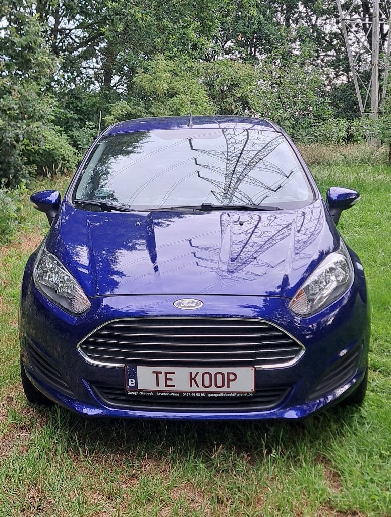 Ford Fiesta: 60.000km + airco +jaar garantie+groot nazicht!, Voorwielaandrijving, Euro 5, Stof, 4 cilinders