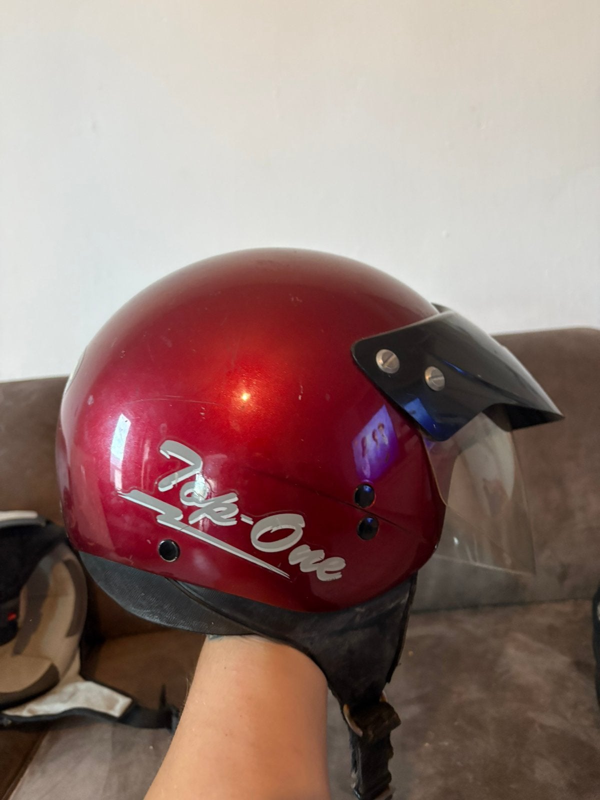 Lot Brommerhelmen, Fietsen en Brommers, Ophalen of Verzenden, Zo goed als nieuw