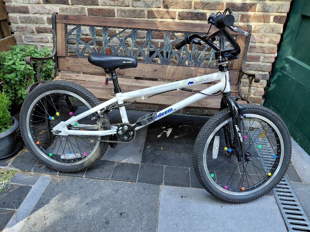 bmx fiets 20 inch, Fietsen en Brommers, Ophalen, Staal, Velgrem, Stuur 360° draaibaar