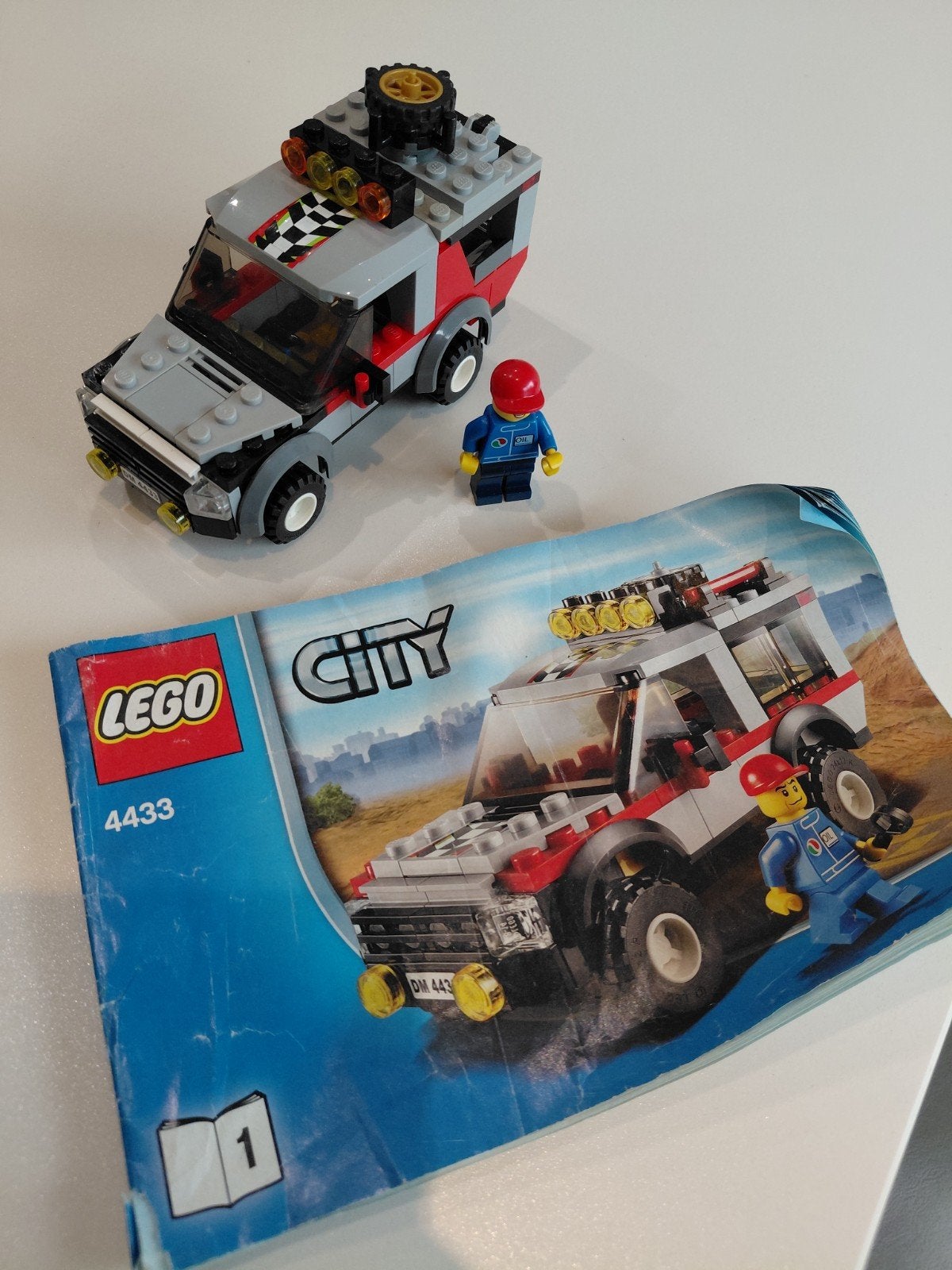 lego crossmotor transport, Ophalen, Lego