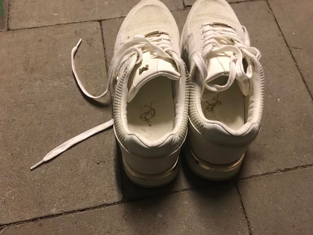 Mexx Sneakers Gitte Glitter, Enlèvement ou Envoi, Sneakers et Baskets, Comme neuf, Blanc