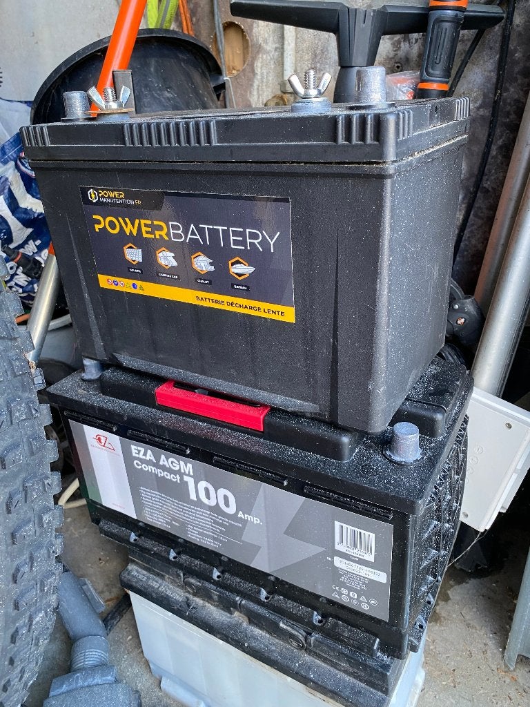 batteries AGM 100AH quasi neuves, Gebruikt