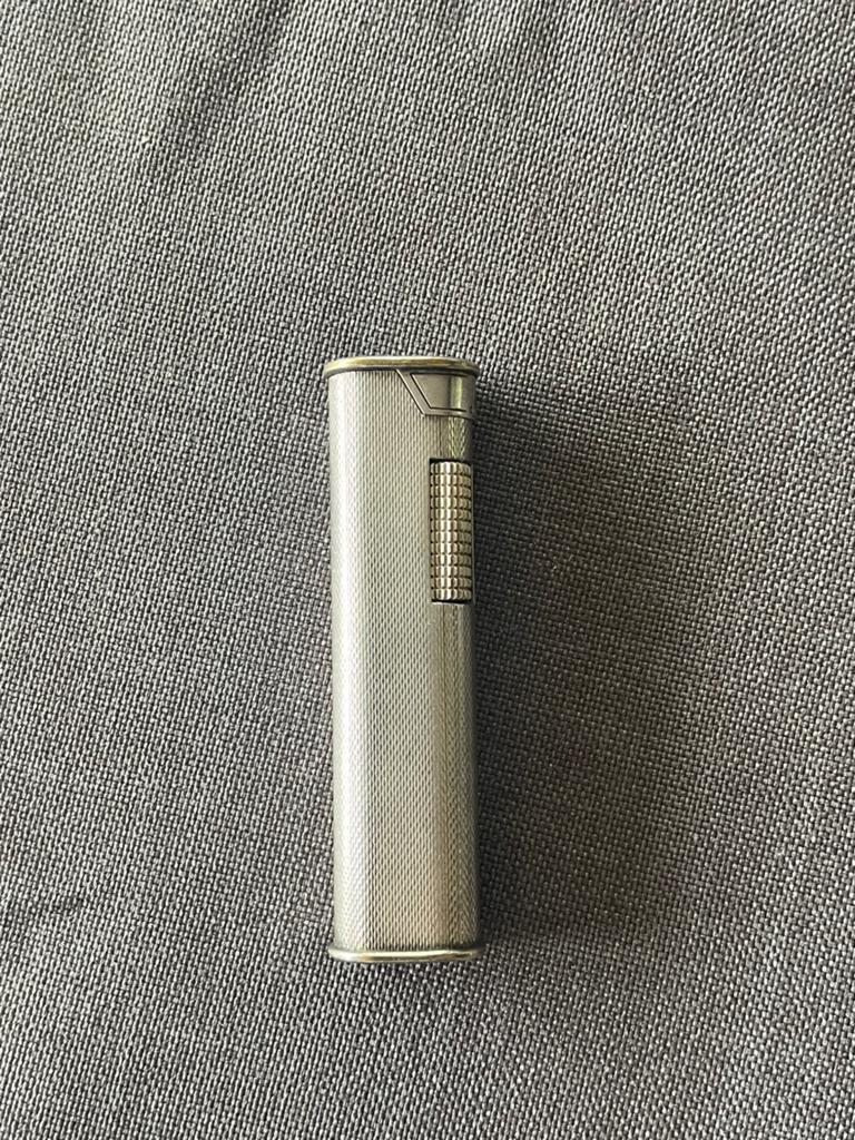 Briquet Dunhill en argent plaqué, Enlèvement, Utilisé, Briquet