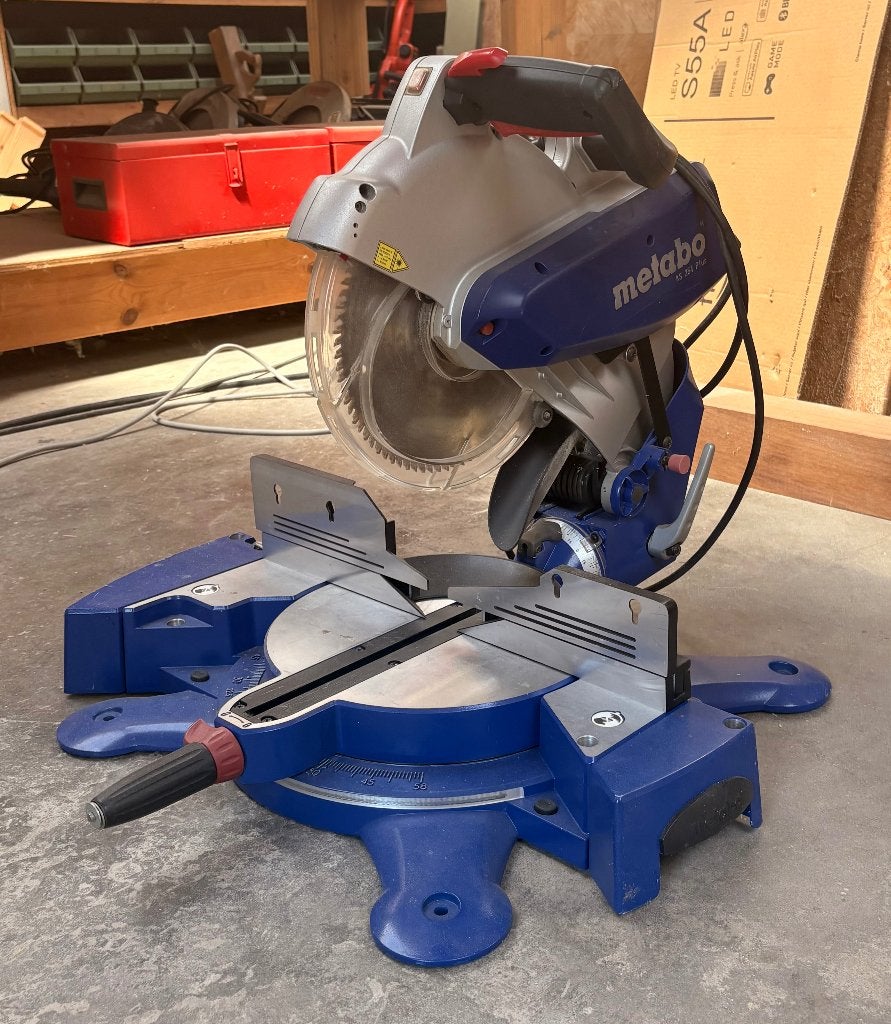 Afkortzaag Matabo, Doe-het-zelf en Bouw, Gereedschap | Zaagmachines, Ophalen, Gebruikt, Afkortzaag