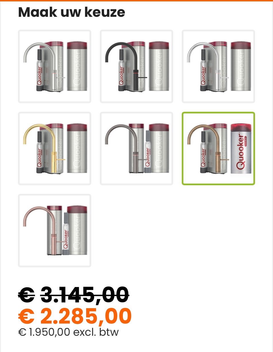 Quooker Cube + Fusion chromé + Pro 3 litres, Enlèvement, Neuf