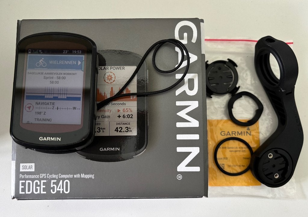 Garmin Edge 540 solaire, Vélos & Vélomoteurs, Enlèvement, Sans fil, Comme neuf