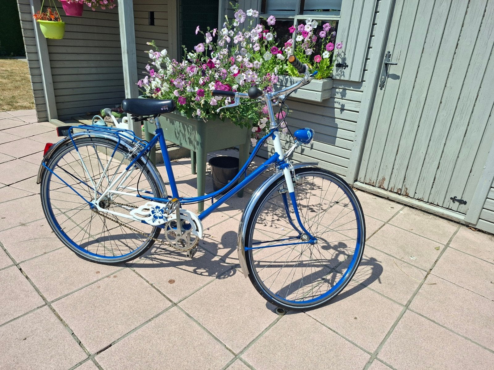 Retro damesfiets met 3 naafversnellingen., Vélos & Vélomoteurs, Vélos | Femmes | Vélos grand-mère, Enlèvement, Comme neuf, Frein sur jante