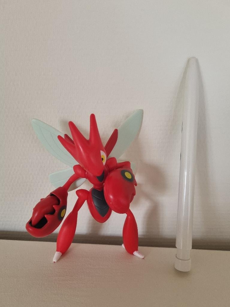 Scizor - pokemon actiefiguur, Ophalen of Verzenden, Zo goed als nieuw