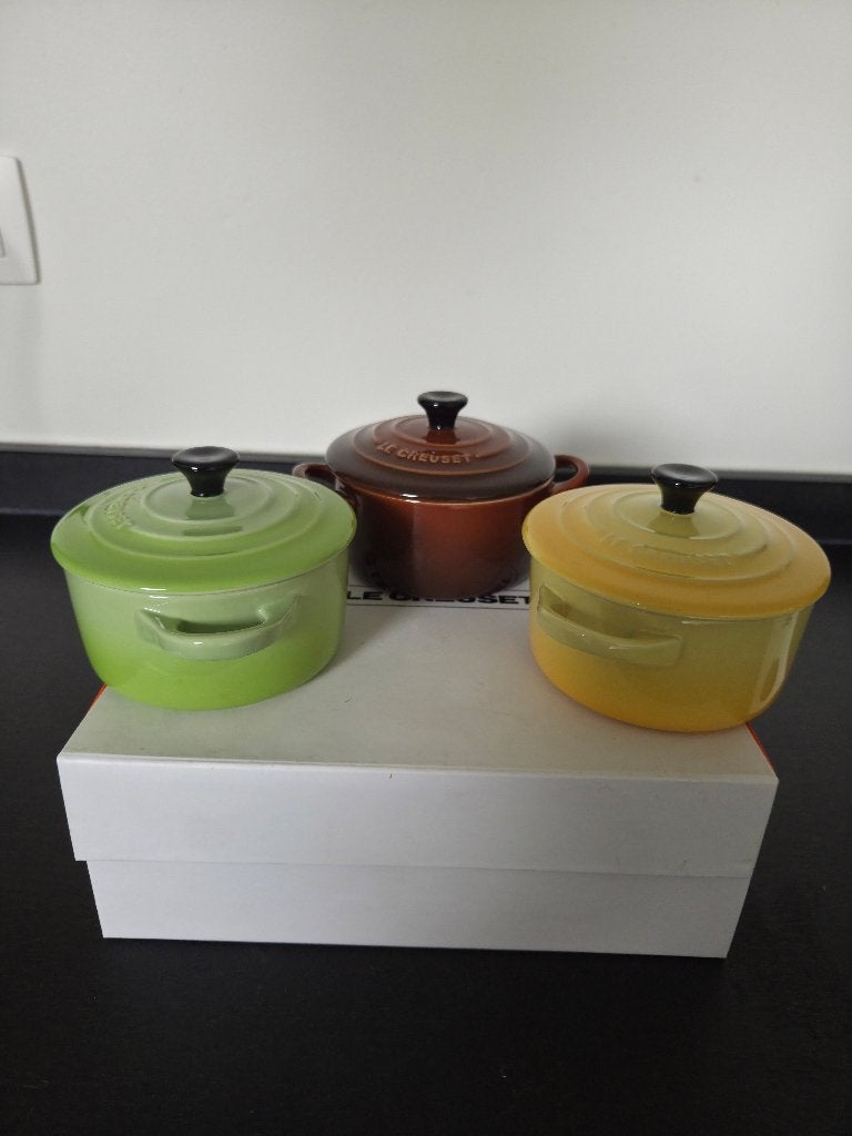 Le Creuset mini cocottes, Ophalen, Nieuw, Steen/keramiek, Le Creuset