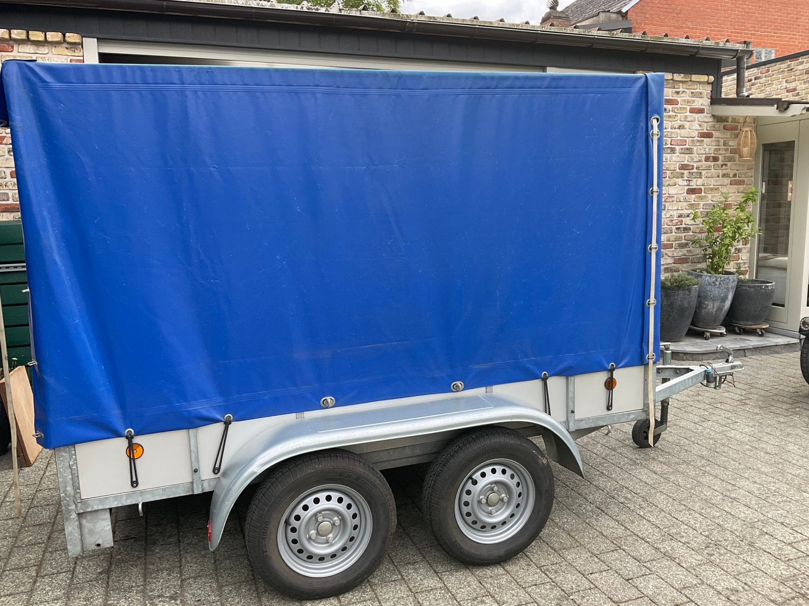 Gesloten aanhangwagen, Auto diversen, Aanhangers en Bagagewagens, Ophalen, Gebruikt