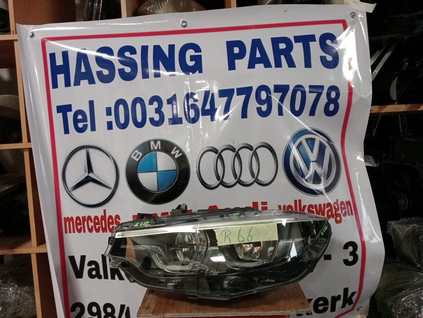 BMW F32 LCI FACELIFT ADAPTIEVE LED KOPLAMP LINKS 8738705, -, Utilisé, -, Enlèvement ou Envoi
