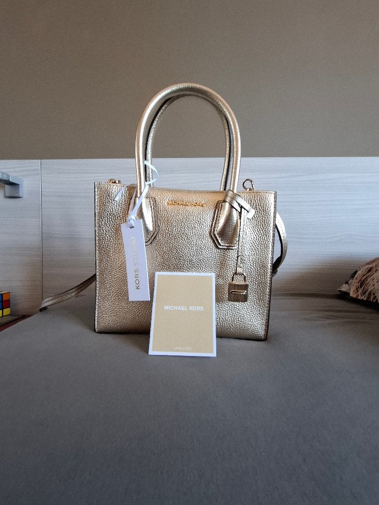 Michael Kors le Mercher Gold, Neuf, Autres marques, Cuir, Or