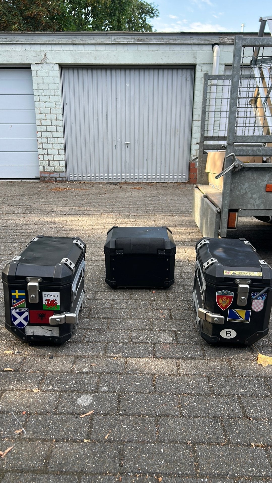Sw motech kofferset te koop gs1200, Ophalen, Gebruikt