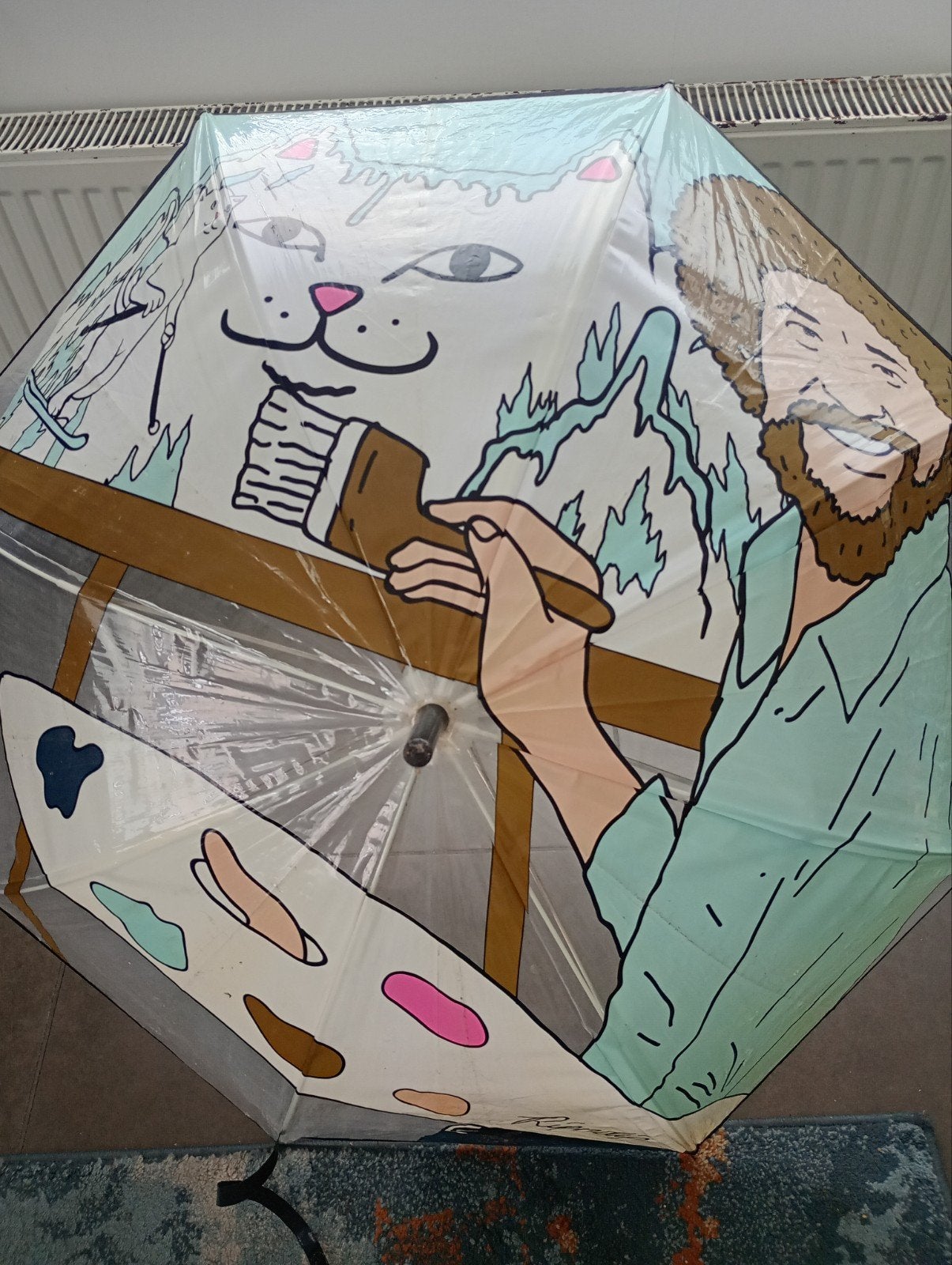 Ripndip paraplu Bob Ross, Bijoux, Sacs & Beauté, Enlèvement