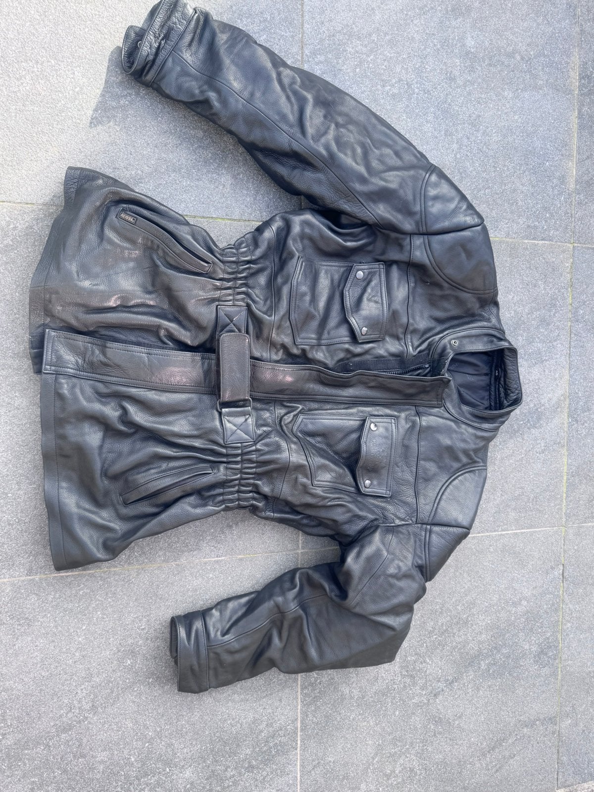 Lederen motovest Richa - grote maat, Ophalen, Tweedehands, Heren, Jas | leer