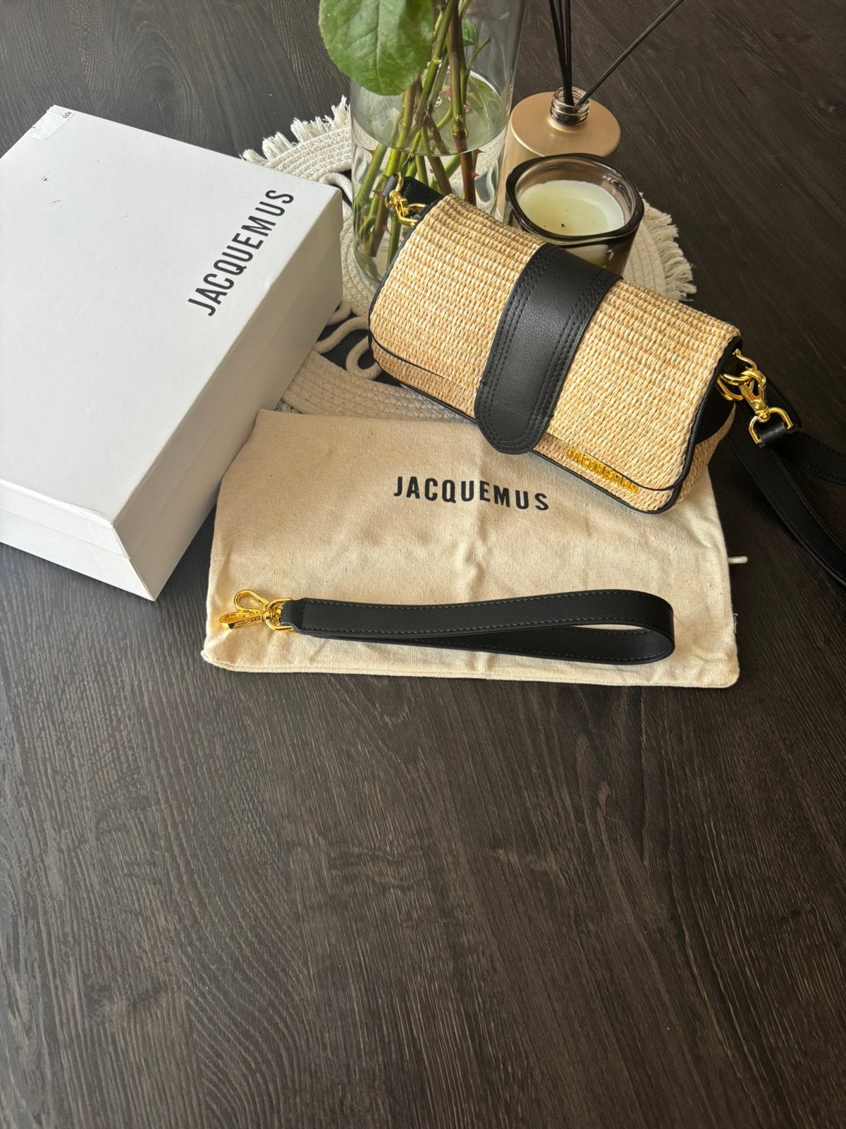 Jacquemus tas, Verzenden, Zo goed als nieuw, Handtas