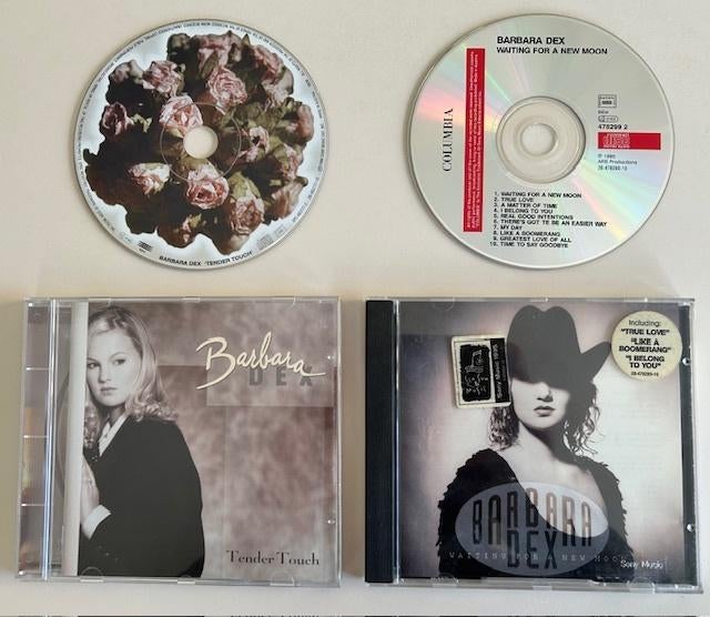LOTJE 2 CD's BARBARA DEX -TENDER TOUCH-WAITING FOR NEW MOON, Ophalen of Verzenden, Gebruikt