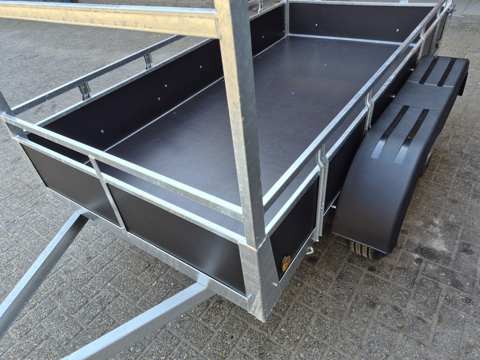 Aanhanger dubbelasser 250x130, Auto diversen, Ophalen, Zo goed als nieuw